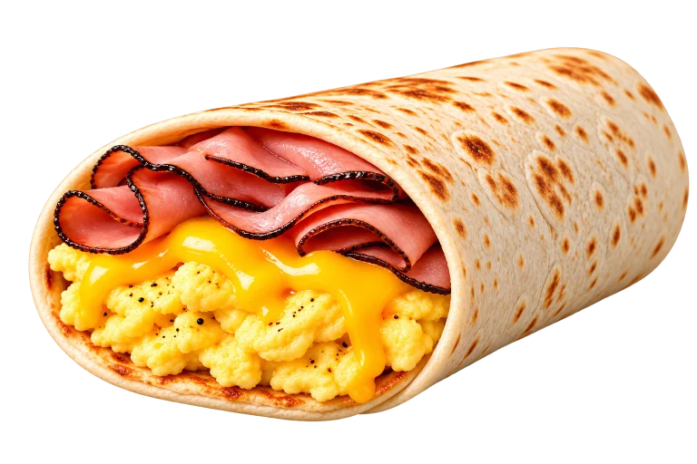 Black Forest Ham, Egg & Cheese Wrap