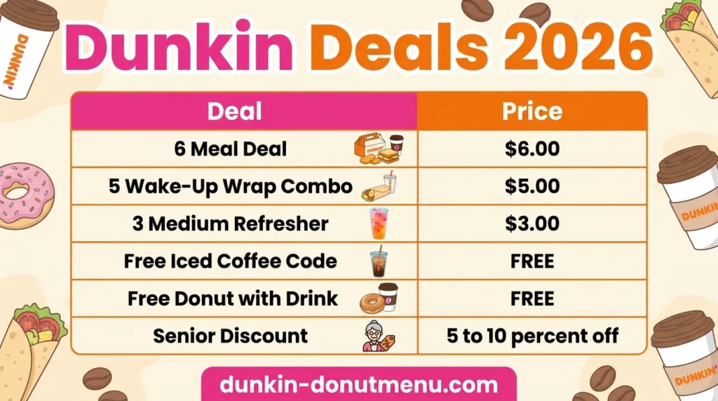 Dunkin Donuts Deals
