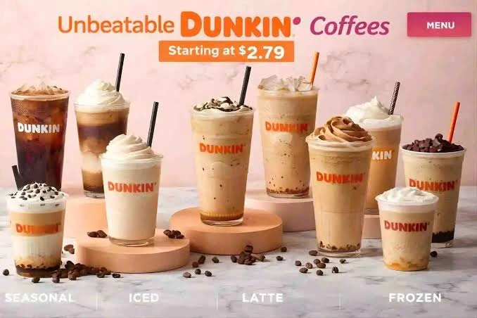 Dunkin Donuts Iced Coffee Menu