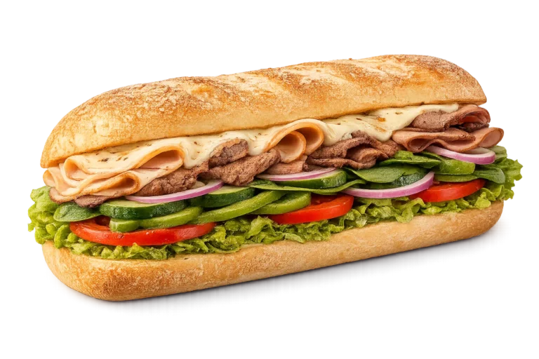 Subway Veggie Delite Sandwich.